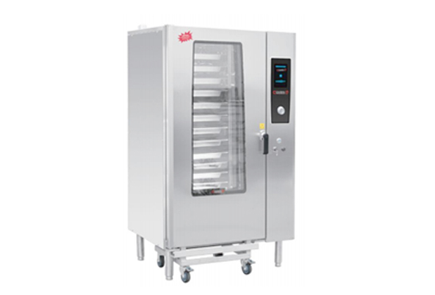 20盘带推车燃气触屏版万能蒸烤箱-JG016