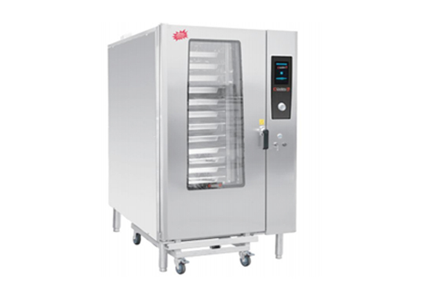 40盘带推车电热触屏版万能蒸烤箱-JG020