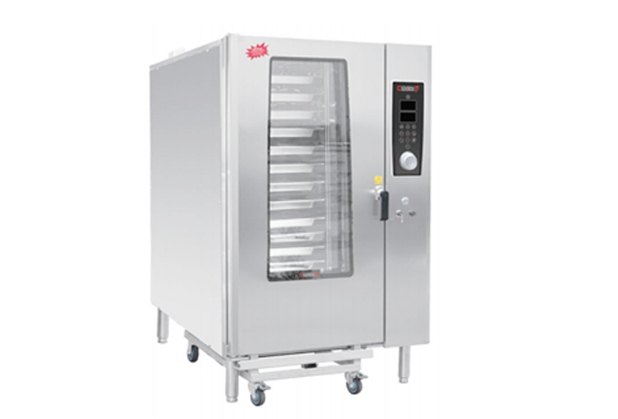 40盘带推车电热电脑版万能蒸烤箱-JG021