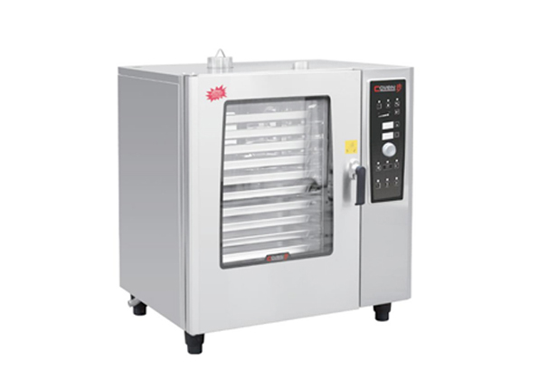 10盘燃气电子版万能蒸烤箱-JG022