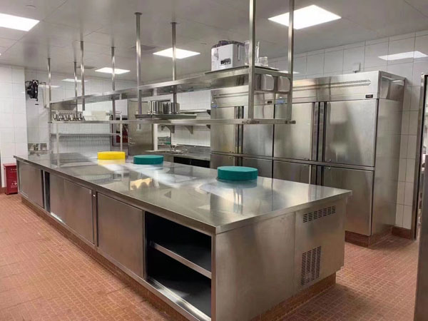 某企业职工餐厅厨房设备施工展示