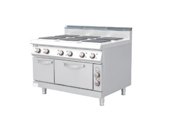 电六头煮食炉连焗柜方头-JG011